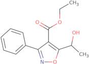 Ethyl 5-(1-hydroxyethyl)-3-phenylisoxazole-4-carboxylate