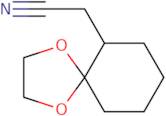 2-{1,4-Dioxaspiro[4.5]decan-6-yl}acetonitrile