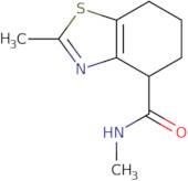 N,2-Dimethyl-4,5,6,7-tetrahydro-1,3-benzothiazole-4-carboxamide