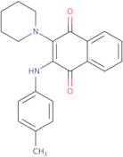 2-(Piperidin-1-yl)-3-(p-tolylamino)naphthalene-1,4-dione