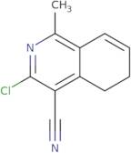 3-Chloro-1-methyl-5,6-dihydroisoquinoline-4-carbonitrile