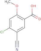 4-Chloro-5-cyano-2-methoxybenzoic acid