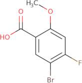 5-Bromo-4-fluoro-2-methoxybenzoic acid