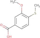 3-Methoxy-4-(methylsulfanyl)benzoic acid