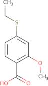 4-(Ethylsulfanyl)-2-methoxybenzoic acid