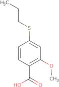 2-Methoxy-4-(propylsulfanyl)benzoic acid