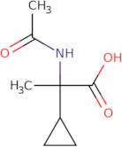 2-Cyclopropyl-2-acetamidopropanoic acid