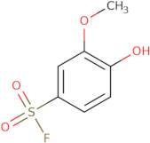 4-Hydroxy-3-methoxybenzene-1-sulfonyl fluoride