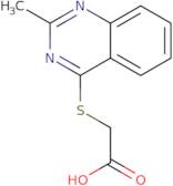 2-[(2-Methyl-4-quinazolinyl)thio]-acetic acid