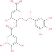 (3R,4R,5R)-3-Hydroxy-4,5-bis(3,4,5-trihydroxybenzoyloxy)cyclohex-1-ene-1-carboxylic acid