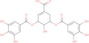 (3R,4S,5R)-4-Hydroxy-3,5-bis(3,4,5-trihydroxybenzoyloxy)cyclohex-1-ene-1-carboxylic acid