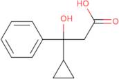 3-Cyclopropyl-3-hydroxy-3-phenylpropanoic acid