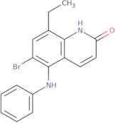 6-Bromo-8-ethyl-5-(phenylamino)quinolin-2-ol