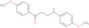 3-(4-Methoxyanilino)-1-(4-methoxyphenyl)-1-propanone