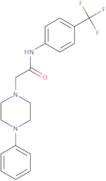 2-(4-Phenylpiperazin-1-yl)-N-[4-(trifluoromethyl)phenyl]acetamide