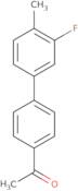 4-Acetyl-3'-fluoro-4'-methylbiphenyl