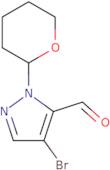 4-Bromo-2-(oxan-2-yl)pyrazole-3-carbaldehyde