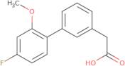 3-(4-Fluoro-2-methoxyphenyl)phenylacetic acid