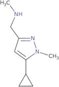 [(5-Cyclopropyl-1-methyl-1H-pyrazol-3-yl)methyl](methyl)amine