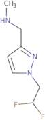 {[1-(2,2-Difluoroethyl)-1H-pyrazol-3-yl]methyl}(methyl)amine