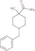 1-Benzyl-4-methyl-piperidine-4-carboxylic acid amide