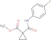 Methyl 1-((4-fluorophenyl)carbamoyl)cyclopropanecarboxylate