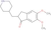5,6-Dimethoxy-2-(piperidin-4-yl)methylindan-1-one