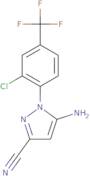 5-Amino-1-[2-chloro-4-(trifluoromethyl)phenyl]-1H-pyrazole-3-carbonitrile