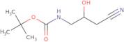 tert-Butyl N-(3-cyano-2-hydroxypropyl)carbamate