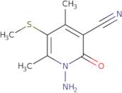 1-Amino-4,6-dimethyl-5-(methylsulfanyl)-2-oxo-1,2-dihydropyridine-3-carbonitrile