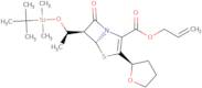 (5R,6S)-6-[(1R)-1-[[(1,1-Dimethylethyl)dimethylsilyl]oxy]ethyl]-7-oxo-3-[(2R)-tetrahydro-2-furanyl…