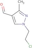 1-(2-Chloroethyl)-3-methyl-1H-pyrazole-4-carbaldehyde