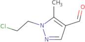 1-(2-Chloroethyl)-5-methyl-1H-pyrazole-4-carbaldehyde