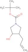 rac-tert-Butyl (3R,4S)-3-hydroxy-4-(prop-2-en-1-yl)pyrrolidine-1-carboxylate