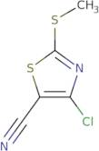 4-Chloro-2-(methylsulfanyl)-1,3-thiazole-5-carbonitrile