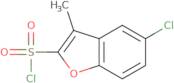 5-Chloro-3-methyl-1-benzofuran-2-sulfonyl chloride