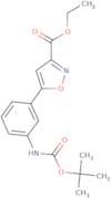 Ethyl 5-(3-((tert-butoxycarbonyl)amino)phenyl)isoxazole-3-carboxylate