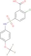 2-Chloro-5-{[4-(trifluoromethoxy)phenyl]sulfamoyl}benzoic acid