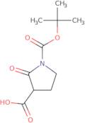 1-(tert-Butoxycarbonyl)-2-oxopyrrolidine-3-carboxylic acid