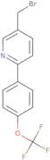 5-(Bromomethyl)-2-[4-(trifluoromethoxy)phenyl]pyridine