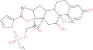 (11β,16α)-9-Chloro-17-[(2-furanylcarbonyl)oxy]-11-hydroxy-16-methyl-21-[(methylsulfonyl)oxy]-pregn…