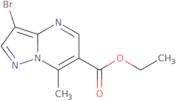 Ethyl 3-bromo-7-methylpyrazolo-[1,5-a]pyrimidine-6-carboxylate