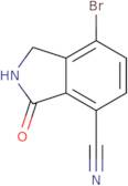 7-Bromo-3-oxoisoindoline-4-carbonitrile