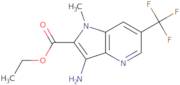 Ethyl 3-amino-1-methyl-6-(trifluoromethyl)-1H-pyrrolo[3,2-b]pyridine-2-carboxylate