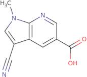 3-Cyano-1-methyl-1H-pyrrolo-[2,3-b]pyridine-5-carboxylic acid