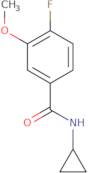 N-Cyclopropyl-4-fluoro-3-methoxybenzamide