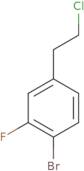 1-Bromo-4-(2-chloroethyl)-2-fluorobenzene