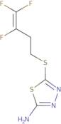 5-[(3,4,4-Trifluoro-3-butenyl)sulfanyl]-1,3,4-thiadiazol-2-amine