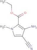 Ethyl 3-amino-4-cyano-1-methyl-1H-pyrrole-2-carboxylate