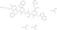 Growth hormone releasing hexapeptide acetate